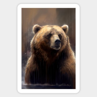 Arctic Kodiak Bear Sticker